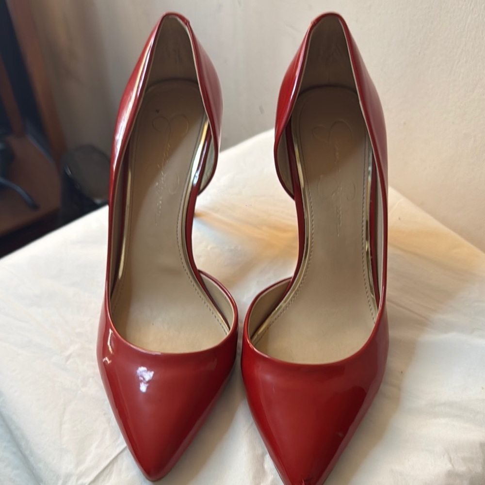Jessica Simpson Red Patent Heels
